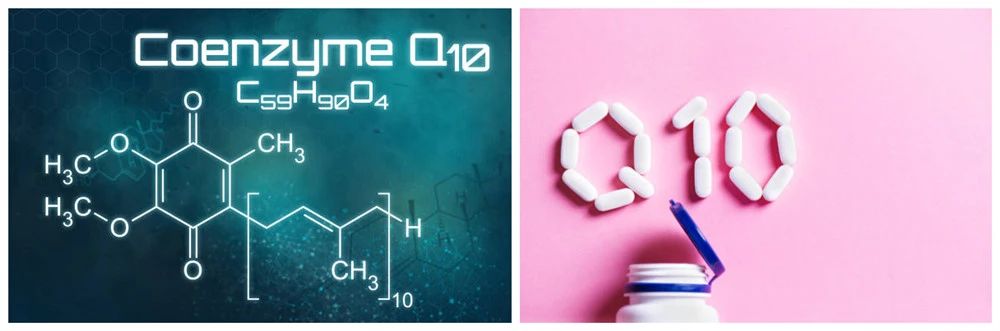 Chemical structural formula of Coenzyme Q10