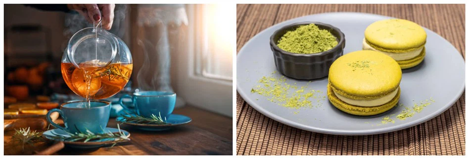 Green Tea Powder Macarons Green Tea Powder Macarons